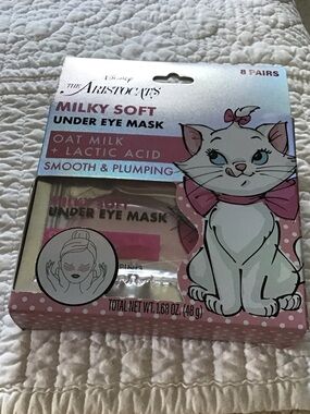 New Disney The Aristocats Milky Soft 8 Pairs Under Eye Mask